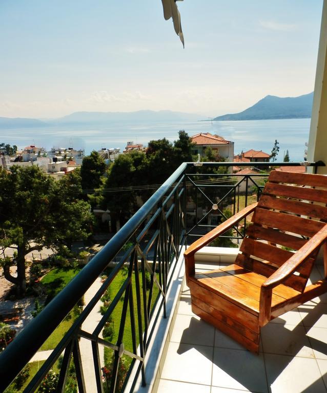 Sagini Boutique Hotel Lutrá Edipszú Kültér fotó