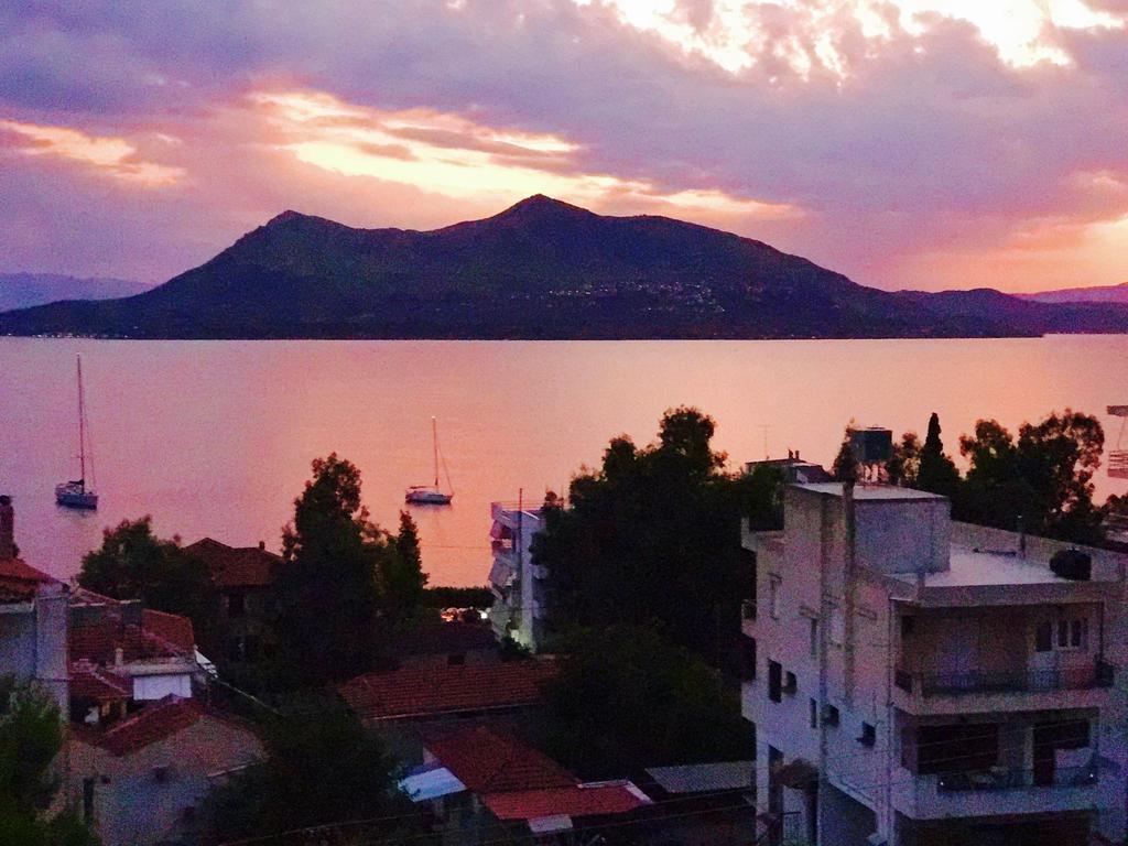 Sagini Boutique Hotel Lutrá Edipszú Kültér fotó